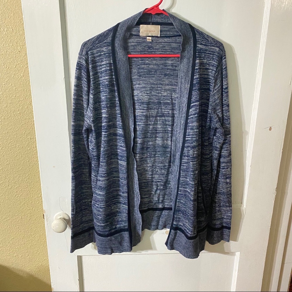 Skies Are Blue marled open front cardigan size L